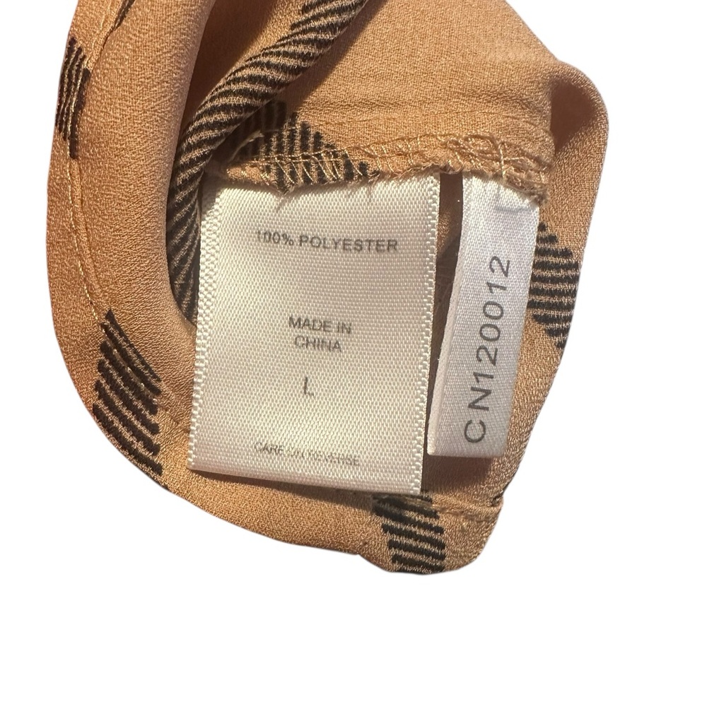 Tan Plaid Women's Top - Picture 10 of 13
